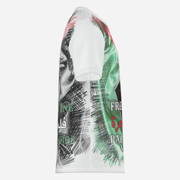 All-Over Cotton Print Men's Premium T-Shirt - Image 4