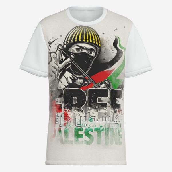 All-Over Cotton Print Men's Premium T-Shirt