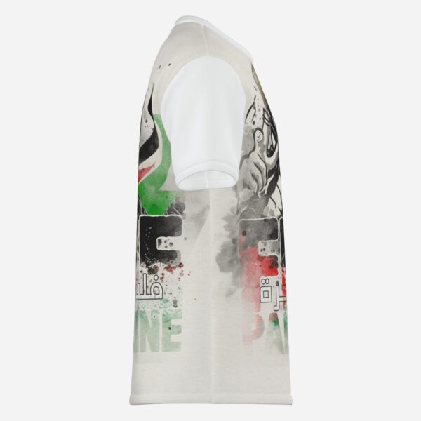 All-Over Cotton Print Men's Premium T-Shirt - Image 4
