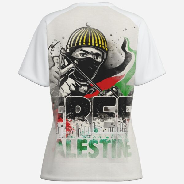 All-Over Cotton Print Women's T-Shirt - Image 2