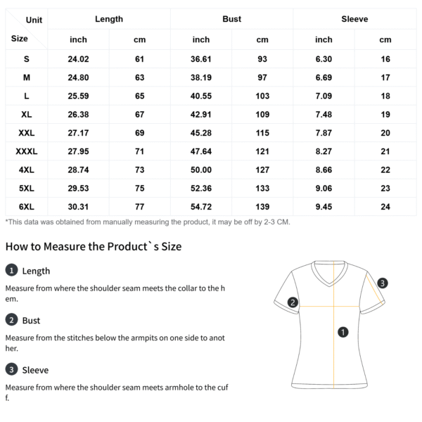 All-Over Cotton Print Women's T-Shirt V Neck - Image 8