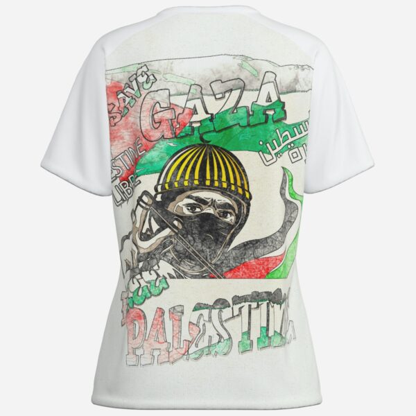 All-Over Cotton Print Women's T-Shirt - Image 2