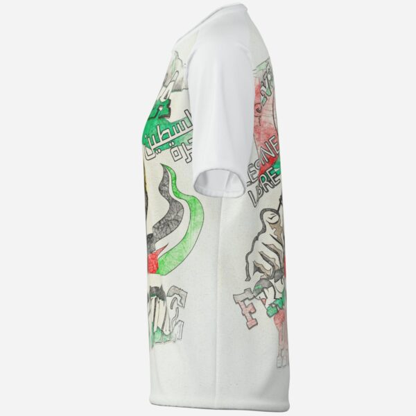 All-Over Cotton Print Women's T-Shirt - Image 3
