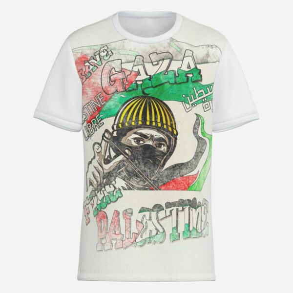 All-Over Cotton Print Men's Premium T-Shirt