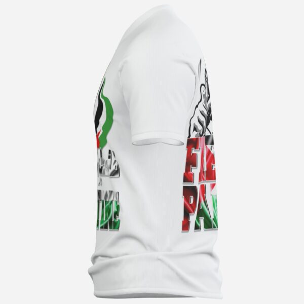 All-Over Cotton Print Men's Sweatshirt V Neck - Image 3