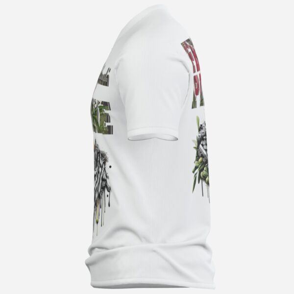 All-Over Cotton Print Men's Sweatshirt V Neck - Image 3