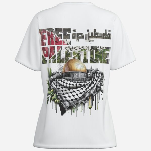 All-Over Cotton Print Women's T-Shirt - Image 2