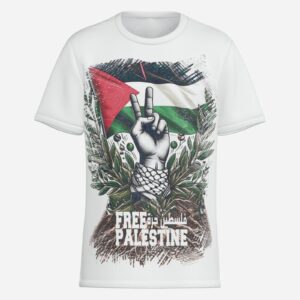 All-Over Cotton Print Men's Premium T-Shirt