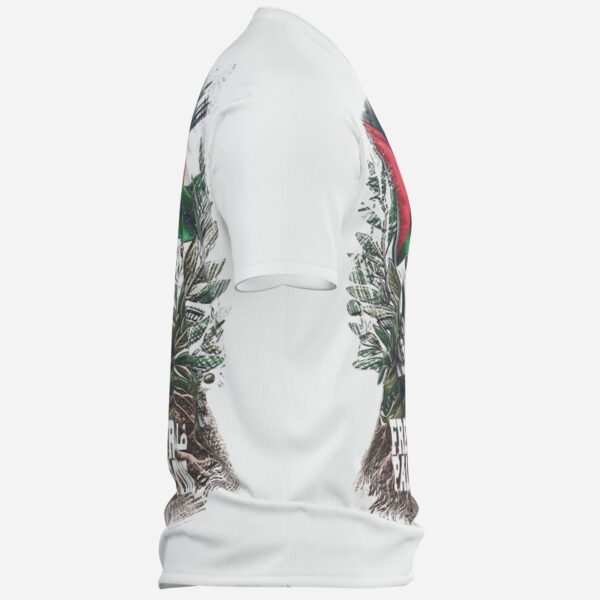 All-Over Cotton Print Men's Sweatshirt V Neck - Image 4