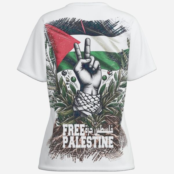 All-Over Cotton Print Women's T-Shirt - Image 2