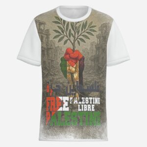 All-Over Cotton Print Men's Premium T-Shirt
