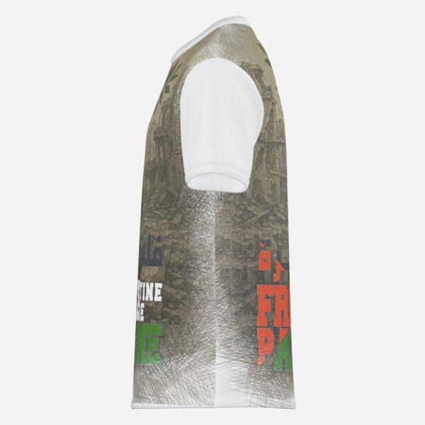 All-Over Cotton Print Men's Premium T-Shirt - Image 3