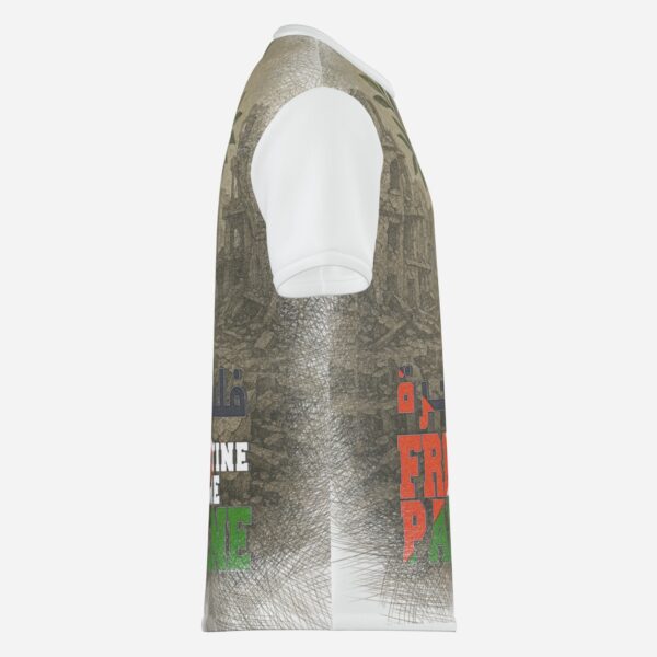 All-Over Cotton Print Men's Premium T-Shirt - Image 4