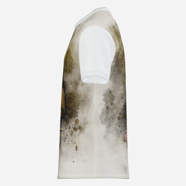 All-Over Cotton Print Men's Premium T-Shirt - Image 3