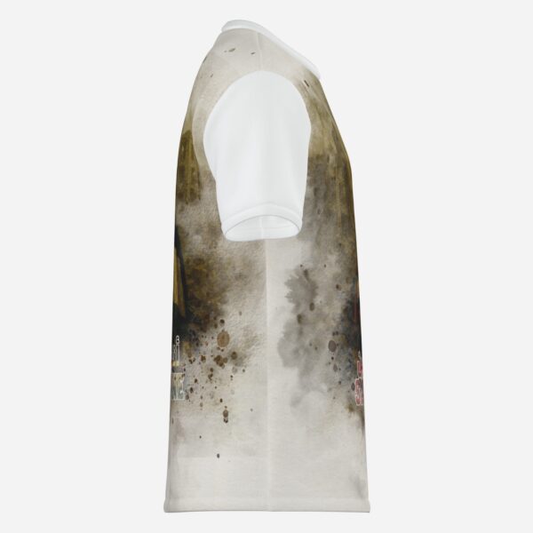 All-Over Cotton Print Men's Premium T-Shirt - Image 4