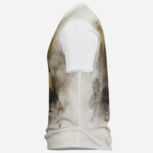 All-Over Cotton Print Men's Sweatshirt V Neck - Image 3