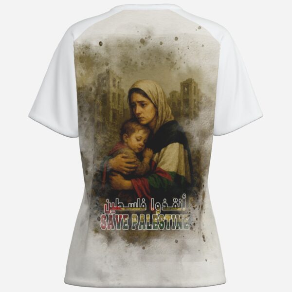 All-Over Cotton Print Women's T-Shirt - Image 2